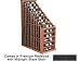 Wine Cellar Innovations Designer Series Collection Premium Redwood with Midnight Black Stain Waterfall 72x41x27-in.