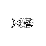 Amazing Fish Corkscrew Chrome Wine Opener - A Very Original Design