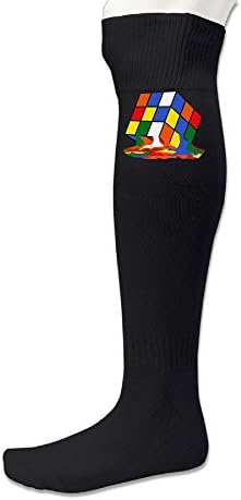 Melting Rubik's Cube Soccer Sport Socks