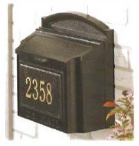 Cover image : Black Plaque for Wall mounted mail box - Whitehall [Misc.]