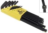 Bondhus Balldriver Set, Pro- Hold, L-Wrench, .050-3/8