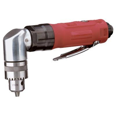 Northern Industrial Air Drill - 3/8in. Chuck, 1800 RPM, 3 CFM, 90 Degree