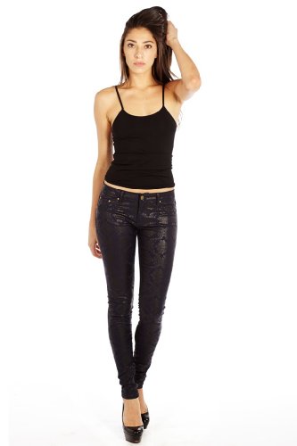 Dinamit Jeans Retro Flower Printed Skinny Pants