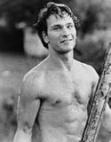 PATRICK SWAYZE 11X14 B&W PHOTO PATRICK SWAYZE 11X14 B&W PHOTO