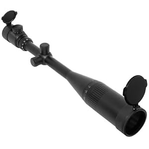 10-40X50AOE Red Illuminated Scope Rangefinder Green Lens Ring Sunshade by 