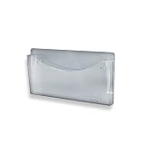 Azar 250000 Clear Single Pocket Wall File, 2 Count