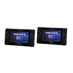Scott TSX 712 TWIN Car DVD Player (17,7 cm TFT Display, USB/SD, Fernbedienung) schwarz