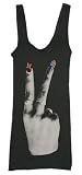 Peace Juniors Perfect Tank in Charcoal by Hurley