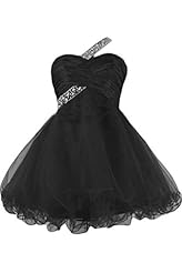 One Shoulder Charmeuse/Tulle Empire   Waistline Cocktail Bandage Dress/Homecoming Dress 