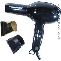 Buy Solano - Supersolano Hair Dryer - black 1800 Watts - Model 232 BLACK by Solano