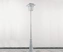 Siena Garden 555277 WHITE Garten Solar Laterne wei&szlig; H&ouml;he 220 cm