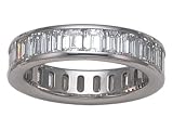 4.80 cts Baguette Diamonds Eternity Band - Platinum, 18kt White or Yellow Gold
