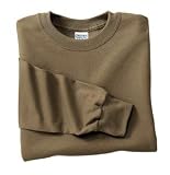Gildan Ultra Cotton - 100% Cotton Long Sleeve T-Shirt Prairie Dust -2XL