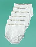 6 pairs Hanes Briefs White