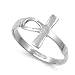 Sterling Silver Ankh Cross Ring