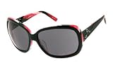 MISSONI SUNGLASSES DESIGNER FASHION AUTHENTIC FEMALE BLACK RED FRAME | GREY LENS MI665 01