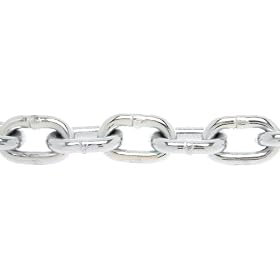 Campbell 0140523 System 3 Grade 30 Low Carbon Steel Proof Coil Chain in Round Pail, Zinc Plated, 5/16" Trade, 0.31" Diameter, 92' Length, 1900 lbs Load Capacity