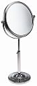 Chrome Adjustable Make Up/ Cosmetic/ Shaving Mirror with 5x  Magnification and True View