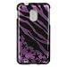 Sprint Samsung Galaxy S II / Epic 4G Touch / D710 Protector Case Phone Cover - Purple Zebra & Stars + Screen Protector