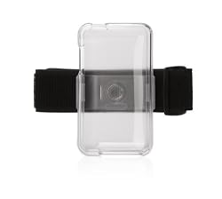 Griffin iClear Molded Shell Case with Belt Clip and Armband for iPod touch 2G, 3G (Clear)