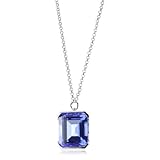 ELLE Jewelry Synthetic Blue Quartz Necklace, 1