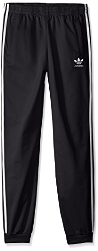 adidas Originals Boys Junior Superstar Track Pants, Black, Large
