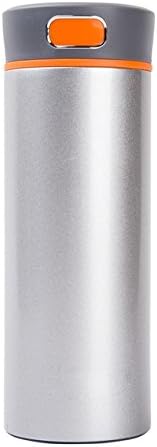 CSZ Vacuum-insulated Stainless Steel Vacuum Bottle Travel Mug,13.5-ounce Silver Black Brown,vacuum mug，stainless steel travel mug