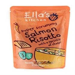 Ella's Kitchen Super Scrummy Salmon Risotto with a Sprinkle of Cheese Baby Food - 6.7 Oz Pouch