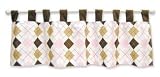 Trend Lab Prep School Pink Window Valance