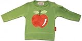 Toby Tiger(TM) (New 2008 Collection 100% Organic) Stunning apple Green Toddler Long Sleeved T Shirt (6-12mths) PLUS Free Thomas Book (RRP  4.99) exclusively packaged by THE BABY