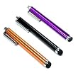 3 Pack of Stylus Black Gold Purple Universal Touch Screen Pen for Ipad 2 Ipod Iphone 4,4S,3g,3gs,4s,kindle fire, Motorola Xoom, Samsung Galaxy Tab 8.9 10.1, Blackberry Playbook HTC Flyer Evo View Tablet Bonus + Bluecell Cable Tie