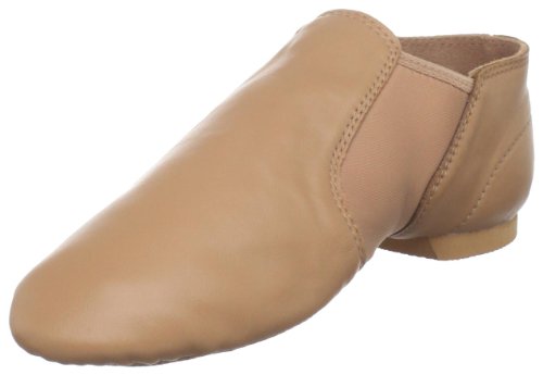 Dance Class Women's GB301 Spandex Gore Jazz Boot,Light Suntan,6 M US