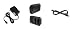 3in1 Home Wall AC Charger+Leather Case Holster+USB Data Charging Cable Bundle For LG GU292 GU295,All
