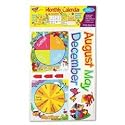 Trend T8302 Monthly Calendar (With Cling) Bulletin Board Set, 17 x22