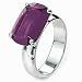 Fiorelli Silver Purple Crystal Ring