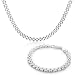 Sterling Silver Panther Link Bracelet 7