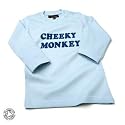 Cheeky Monkey Slogan Baby T-shirt