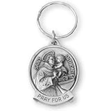 Fine Pewter Saint Anthony Key Chain