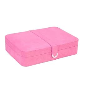 Mele Renee Sueded Fabric Jewelry Box