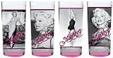 Marilyn Monroe Gold Seal Bernard of Hollywood Hiball Glassware Set of 4