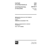 IEC 60107-7 Ed. 1.0 b:1997, Methods of measurement on receivers for television - Part 7: HDTV displays
