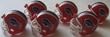 NFL Football Mini Helmets Buffalo Bills Vending Toys Pack of 6 Great Party Favors