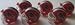 NFL Football Mini Helmets Buffalo Bills Vending Toys Pack of 6 Great Party Favors