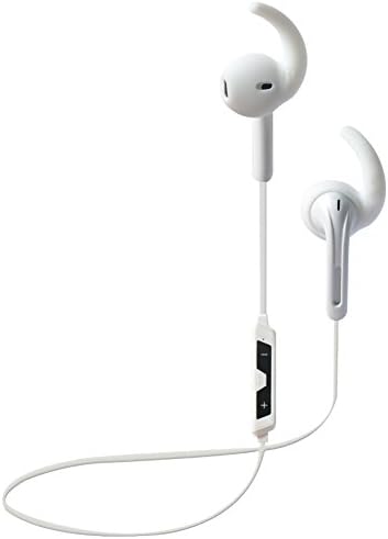 Wireless Bluetooth 4.1 Anti Winding Earphones with Mic Hands Free Calling and Siri Control Use For IPhone Samsung GALAXY and Sony Xperia (White)