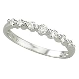 14K White Gold Prong Set Round Diamond Ring (0.25 ctw)