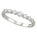 14K White Gold Prong Set Round Diamond Ring (0.25 ctw)