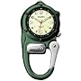 Dakota Watches Mini Clip Microlight, Cream Military Dial, Green Case