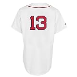 MLB Men's Boston Red Sox Carl Crawford White Home Short Sleeve 6 Button Synthetic Replica Baseball Jersey Spring 2012  (White, Medium)