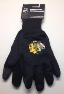 Officially Licensed NHL Technology Touch Gloves (Chicago Blackhawks)