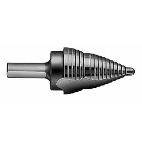 Click here to buy Milwaukee 48-89-9135 1 4-Inch, 7 8-Inch, and 1-1 8-Inch 3 8-Inch Shank Step Drill Bit by Milwaukee.